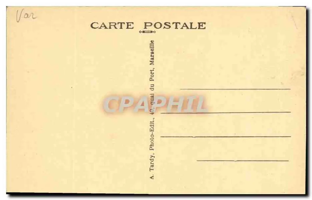 Flassans-sur-Issole — Cachoeira bairro pequeno Campdumy — A. Tardy - Verso