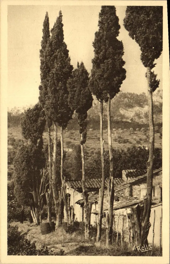 Paisagem provençal — Coleção Rella 'A Costa do Azul' — editor Rella - Frente