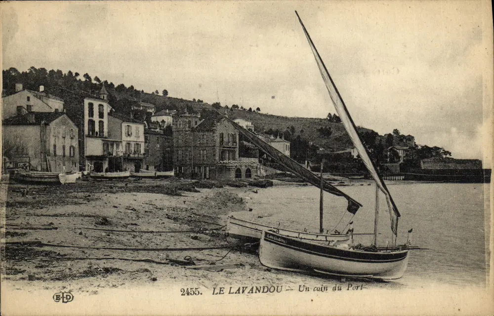 Le Lavandou — Ein Stück vom Hafen — B.P.D. n° 2455 - Vorderseite