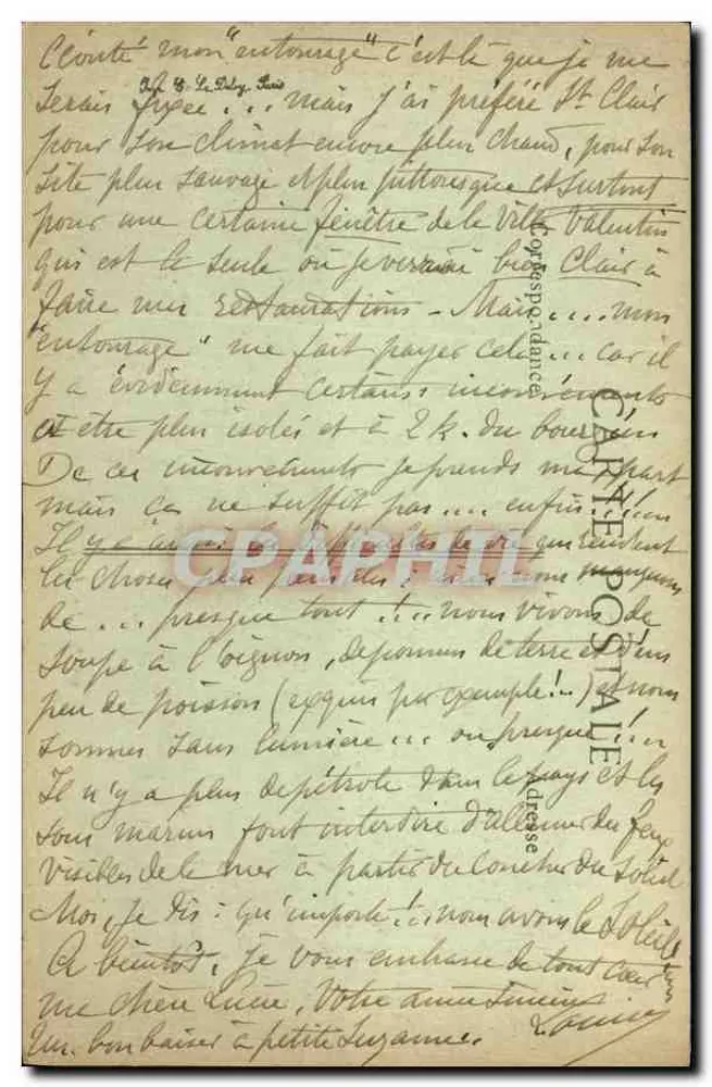 Le Lavandou — Ein Stück vom Hafen — B.P.D. n° 2455 - Rückseite