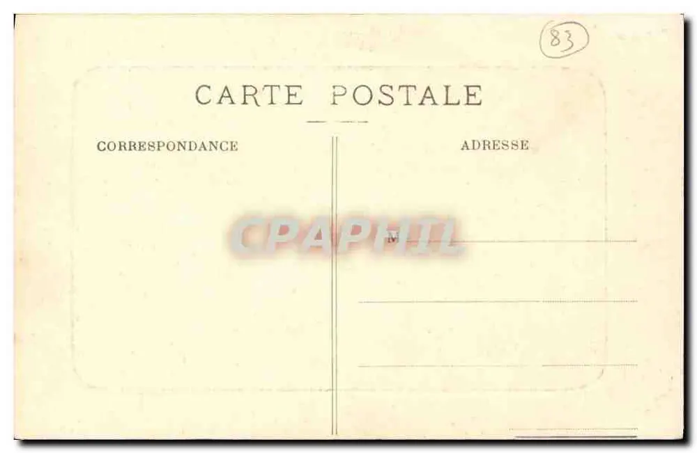 Fréjus — A lanterna de Augusto — Editor Tabacs - Verso