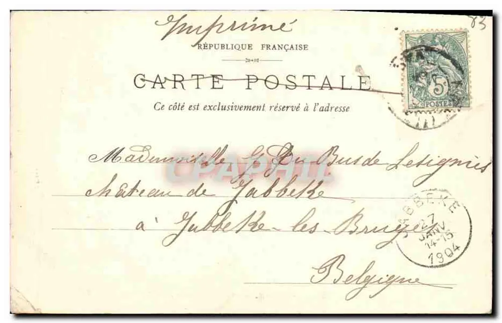Fréjus — Détail. Vue extérieure des Arènes — Édition Giletta, Phot., Nice - Rückseite