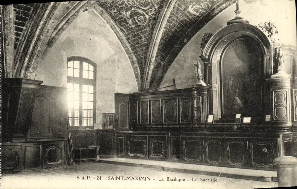 Saint-Maximin — Die Basilika — Die Sakristei - Vorderseite