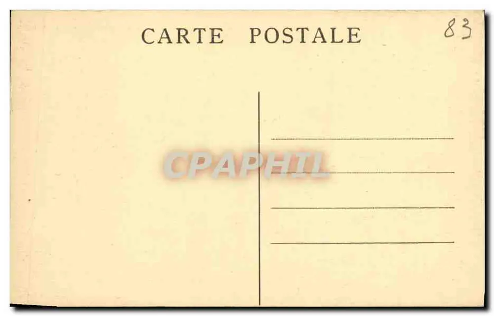 Insel Porquerolles — Calanque de l'Oustaou de Diou — Verlag Etiché Besson - Rückseite