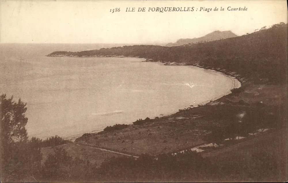 Insel Porquerolles: Piage de la Courtade — n° 1586 - Vorderseite