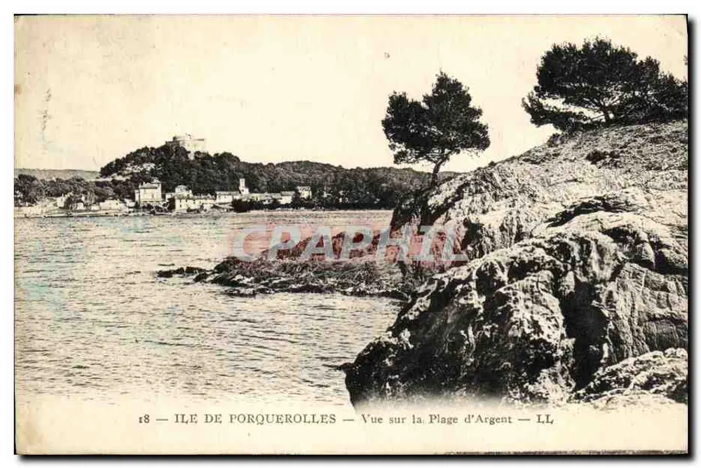 Ile de Porquerolles — Ansicht der Plage d'Argent — LL - Vorderseite