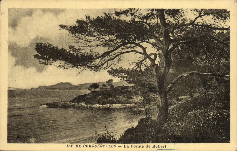 Ilha de Porquerolles — A Ponta de Robert — Édit Mazella - Frente