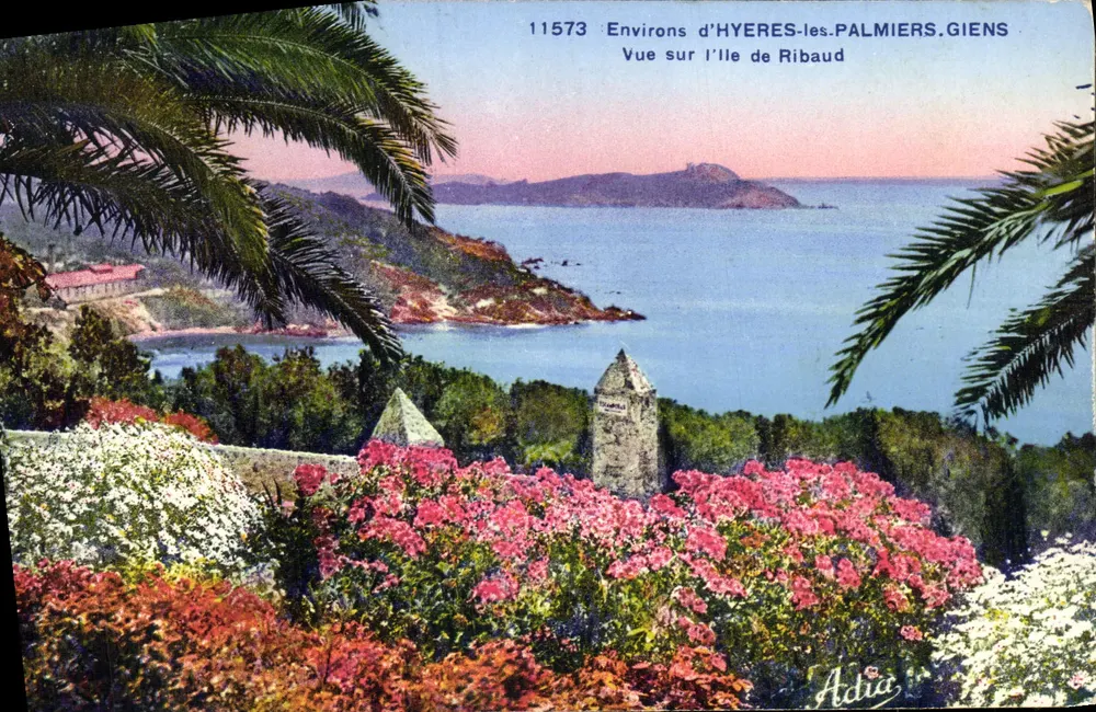 Um Hyères-les-Palmiers-Giens — Ansicht der Île de Ribaud — Adia - Vorderseite