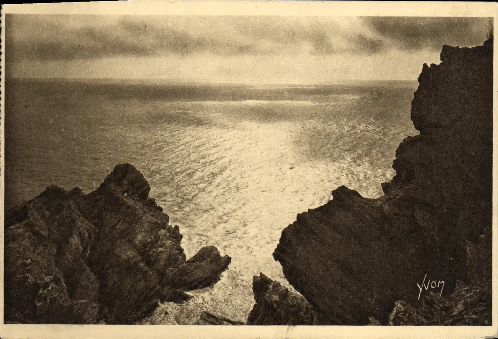 Le Isole di Hyères - Alba sulla Grande Cale — Les Éditions d'Art Yvon, n°7/58 - Recto