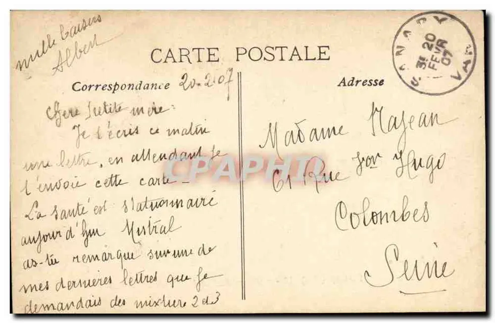 Sanary (Var) — Südstrand und Pointe de Port-Issol — J. F. Toulon - Rückseite