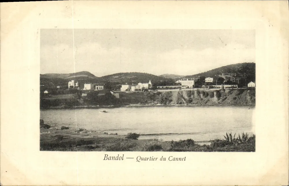 Bandol — Bairro do Cannet — Edição A. Chastre, Toulon - Frente