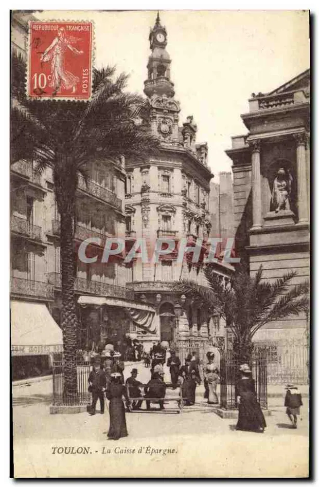 Toulon - A Caixa de Poupança — Editor: Estabelecimentos de Impressão Fototipográfica Toulon - Frente