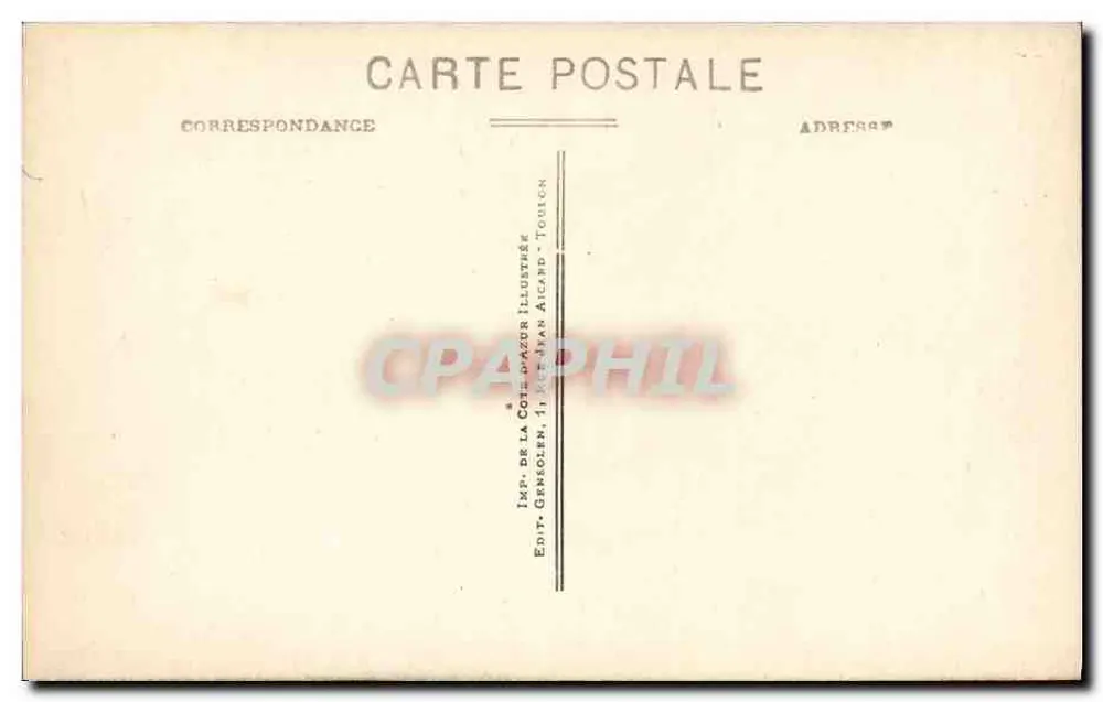 Toulon - Le Mourillon - Der Seebereich — Côte d'Azur, n°32 - Rückseite