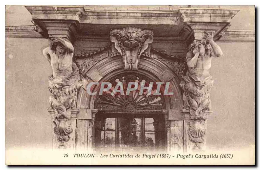 Toulon - As Cariatides de Puget (1657) - As Cariatides de Puget (1657) - Frente