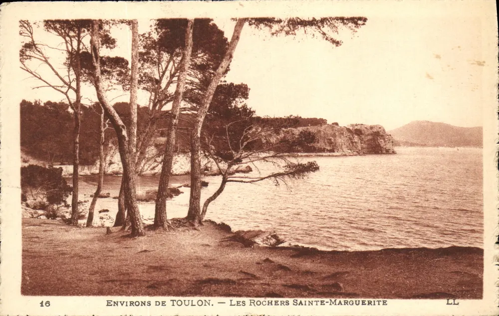 Umgebung von Toulon — Die Rochers Sainte-Marguerite — LL, Nr. 16 - Vorderseite