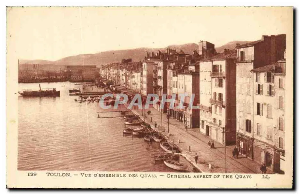 Toulon — Vista generale dei moli — LL - Recto