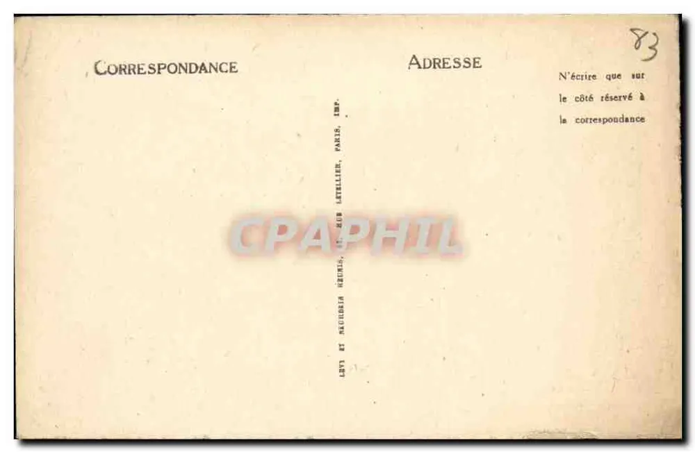 Toulon — La Rade — De Wegen — LL, n° 128 - Achterkant