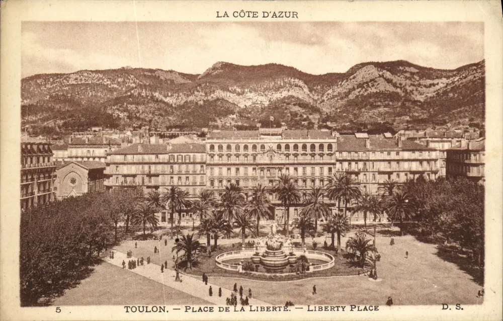 Toulon — Place de la Liberté — Liberty Place — D.S. - Frente