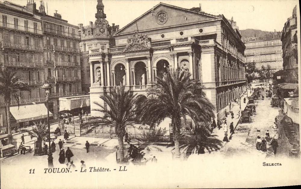 Toulon - A Vista do Teatro — Selecta, n°11 - Frente