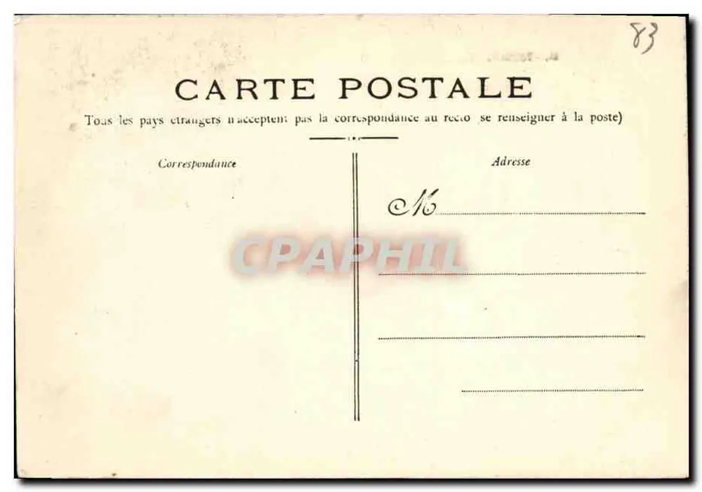 Toulon — Allgemeine Ansicht des Kai — Verlag unbekannt - Rückseite