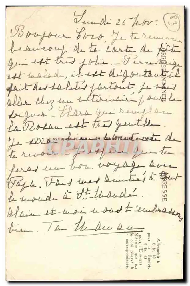 Umgebung von Toulon — Die Felsen von Sainte-Marguerite — LL, n°15 - Rückseite