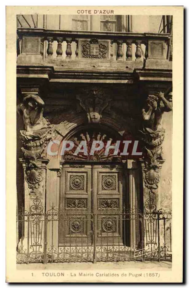 Toulon - Das Rathaus von Puge (1657) — Côte d'Azur, Verlag Puge - Vorderseite
