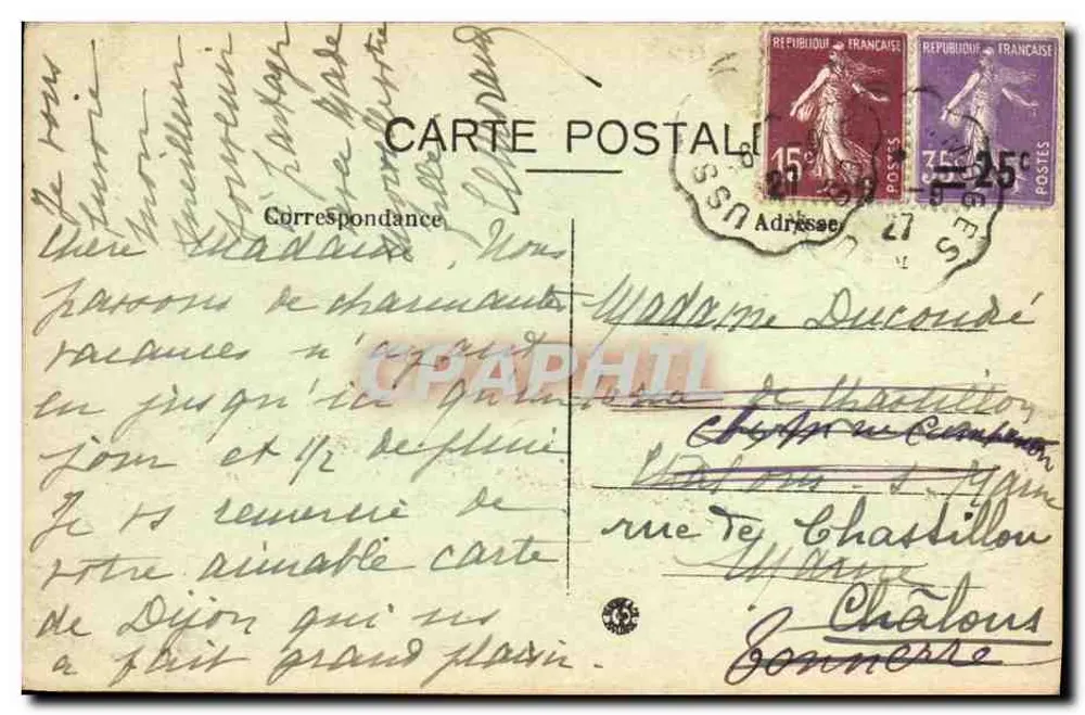 Eymoutiers — Tal der Viponne — Allgemeine Ansicht — Verlag Lunousin Pitloresque, n° 2779 - Rückseite