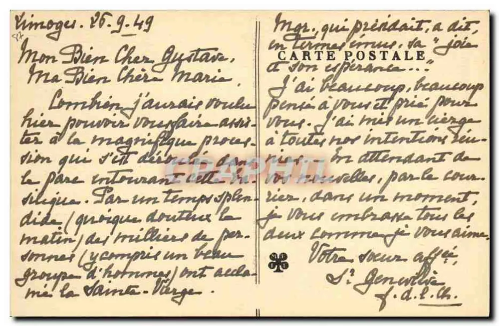 Santuario di Nostra Signora d'Arliquet — Edizione del Santuario, n°36 - Verso