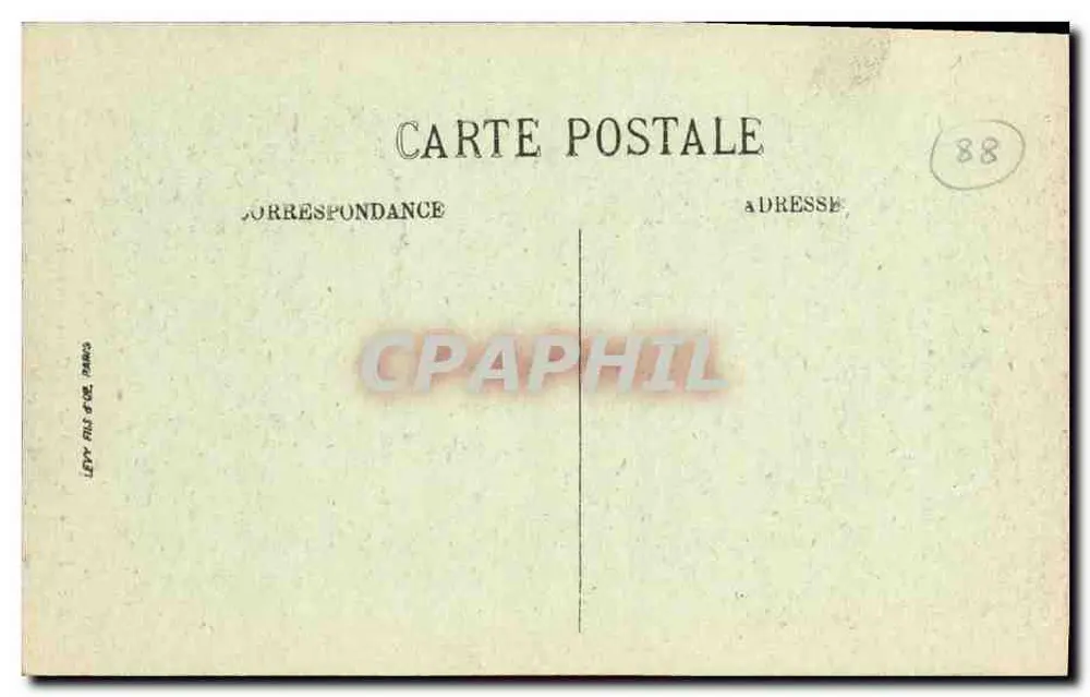 Gérardmer — Saut des Cuves — Brücke über die Vologne — LL. Nr. 98 - Rückseite