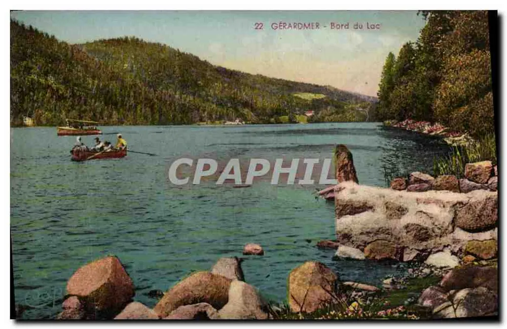 Gérardmer - Bord do lago — Editor: Des Arts Photographiques, n°22 - Frente