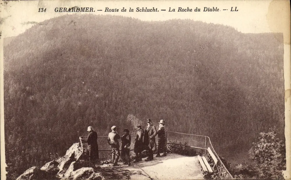 Gerardmer — Schluchtstraße — Die Teufelsfelsen — LL - Vorderseite