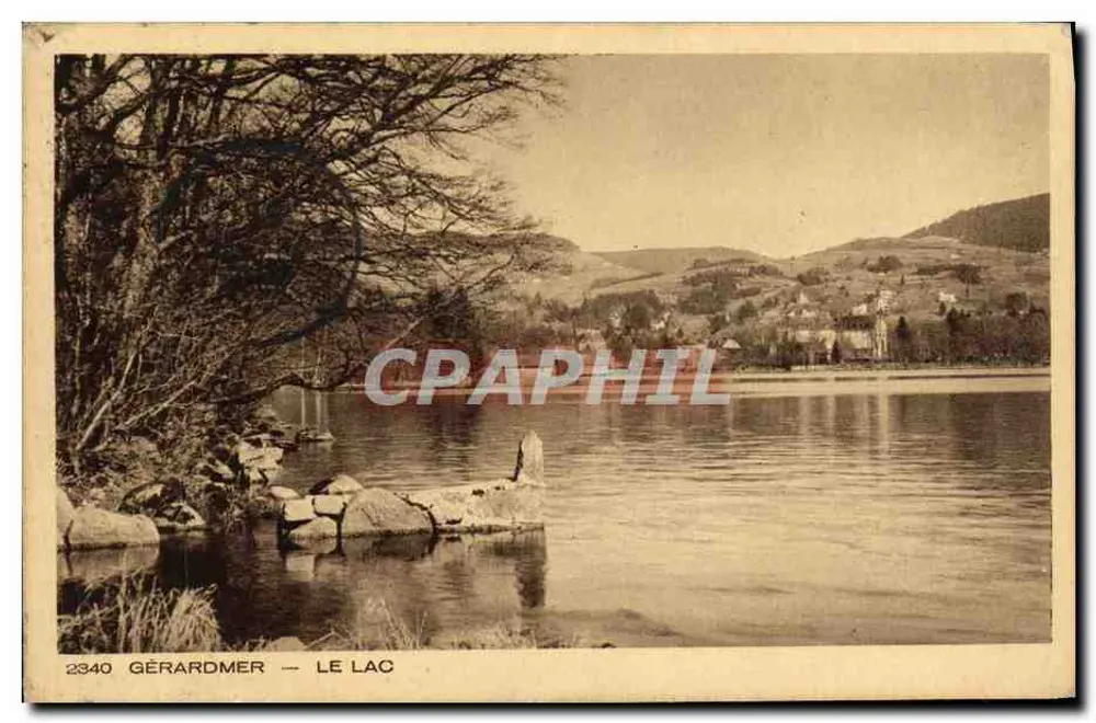 Gérardmer — O Lago — BRAUN & Cie, Imp. Dornach - Frente