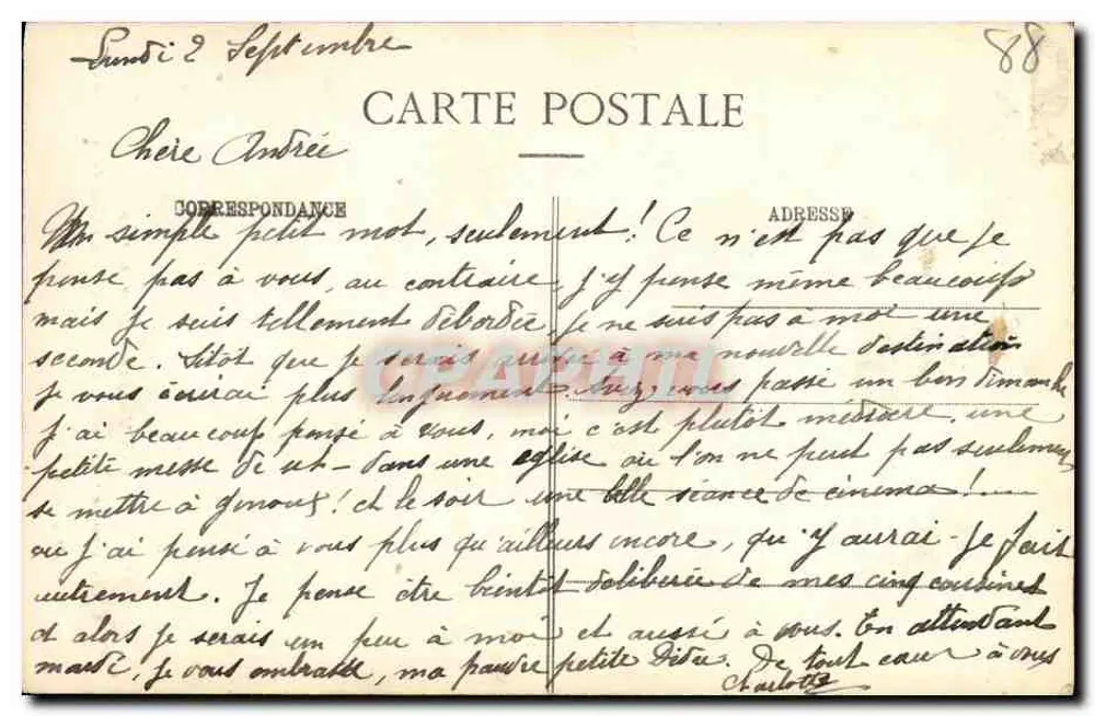As Vosgas Pittorescas — Pequena Cachoeira de Tendon — LE THOLY — editor Reuchet, Vesoul-Fougerolles - Verso