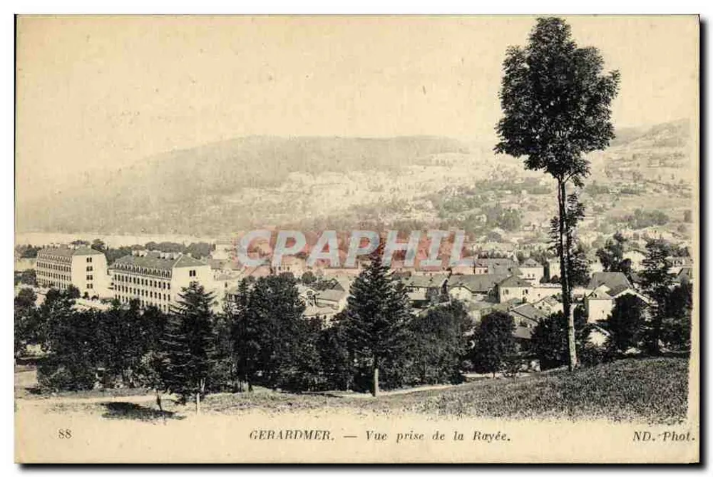 Gérardmer — Vista tirada da Rayée — ND. Fot. - Frente