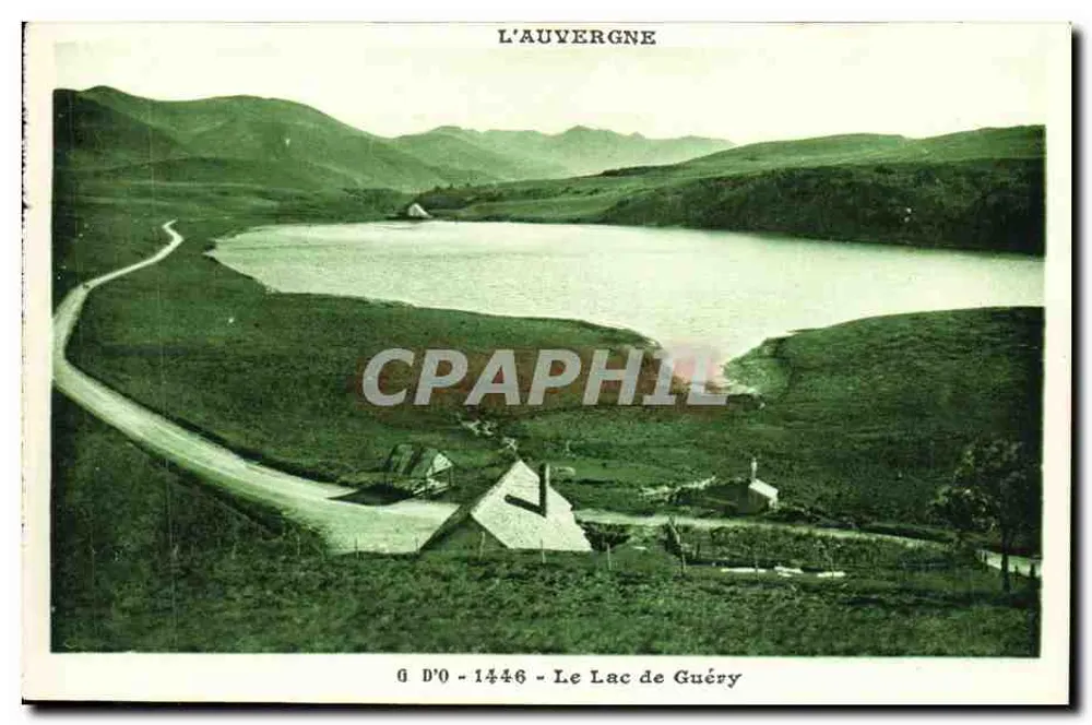 Lago de Guéry — Auvergne — J. Gouttefangeas, editor Olliergues (P.-de-D.) - Frente