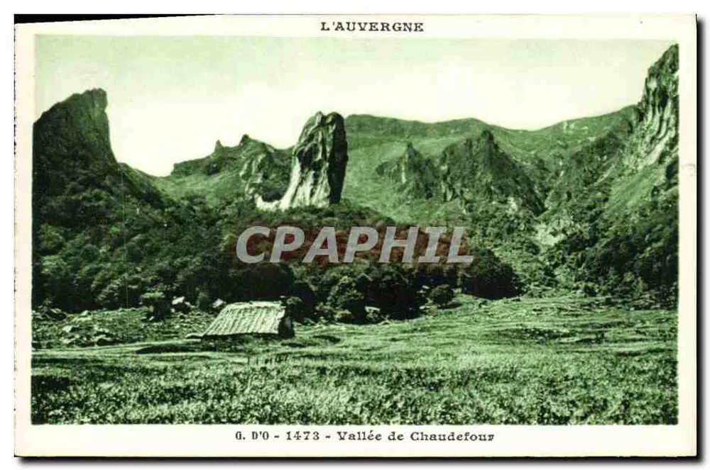 Vale de Chaudefourn — A Auvergne — G. D'O - 1473 - Frente