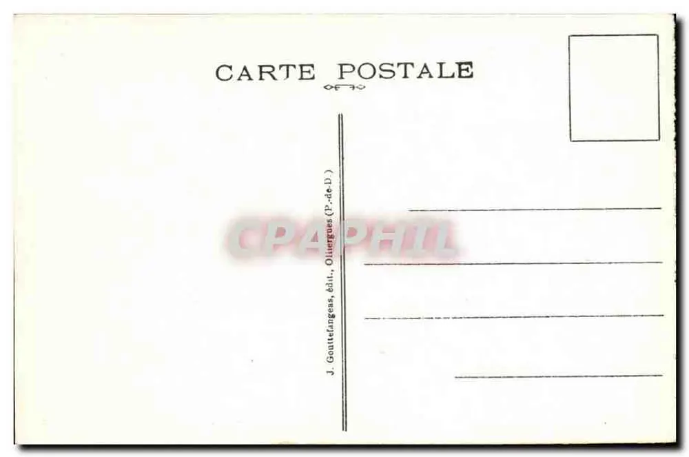 Vale de Chaudefourn — A Auvergne — G. D'O - 1473 - Verso
