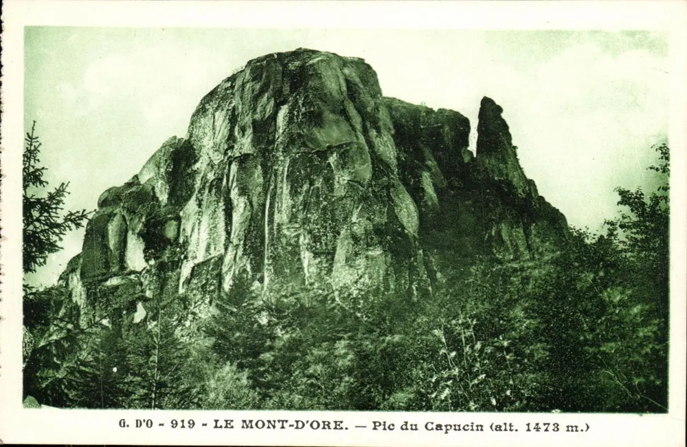 Mont-d'Ore - Pic du Capucin (alt. 1473 m.) — G. D'O - 919 - Frente