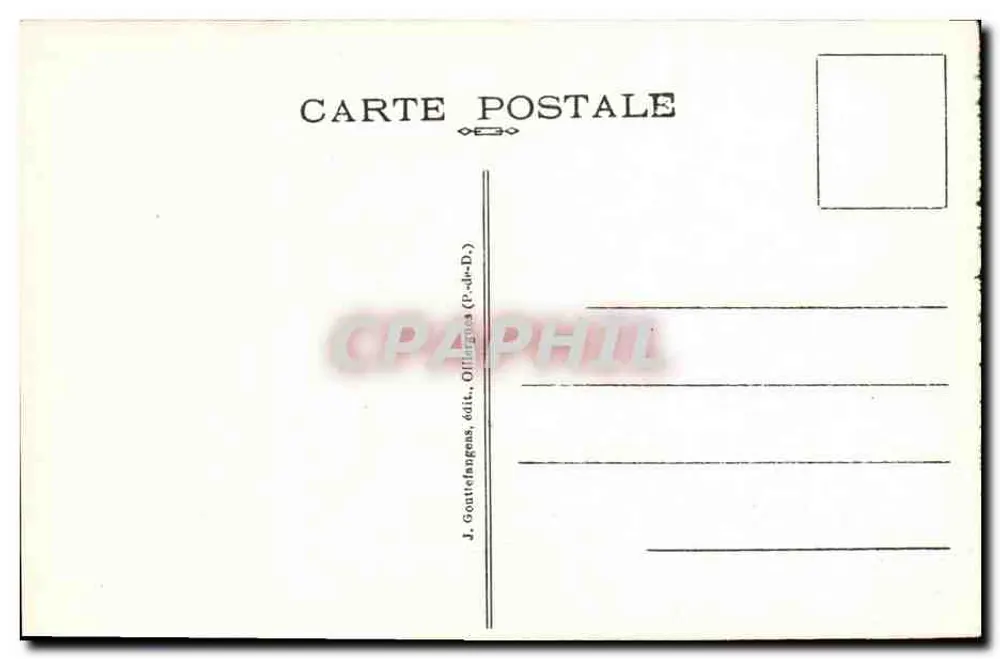 A Auvergne — Paisagem — Vale do Inferno — G. D'O - 1519 - Verso