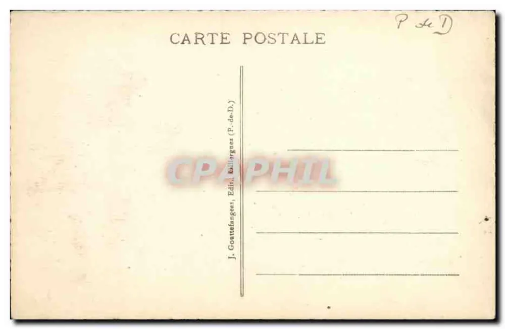 Le Mont-Dore — Tal der Hölle und Teufelszähne — a. d'O. n° 875 - Rückseite