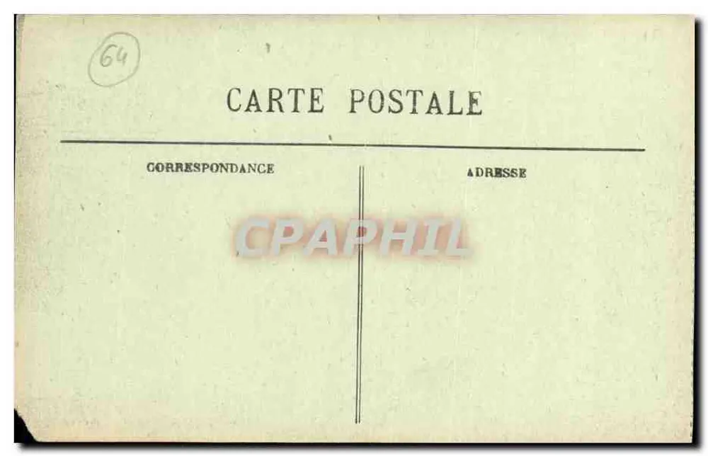 Biarritz Pittoresk — Der alte Hafen — Nr. 49 - Rückseite