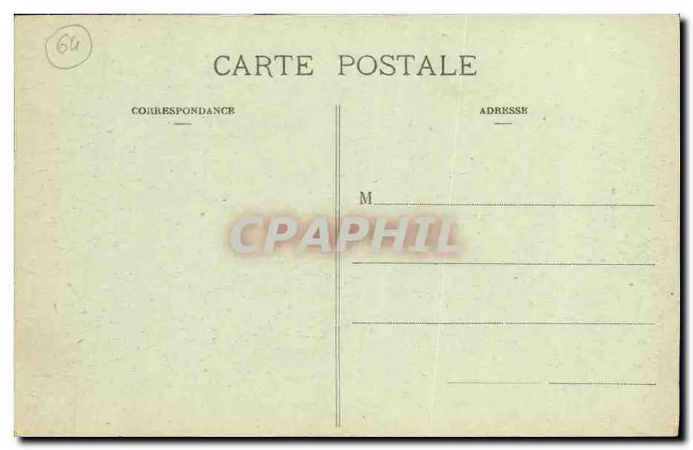 Biarritz - Zonsondergang aan de Kust van de Basques — Marcel Delbory, fototypie, Bordeaux, n°173 - Achterkant