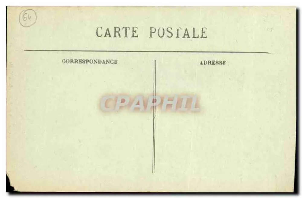 Biarritz Pittoresque — Die Flotte in Biarritz am Rocher de la Viarge — Verleger Léhition Loumian, Nr. 28 - Rückseite