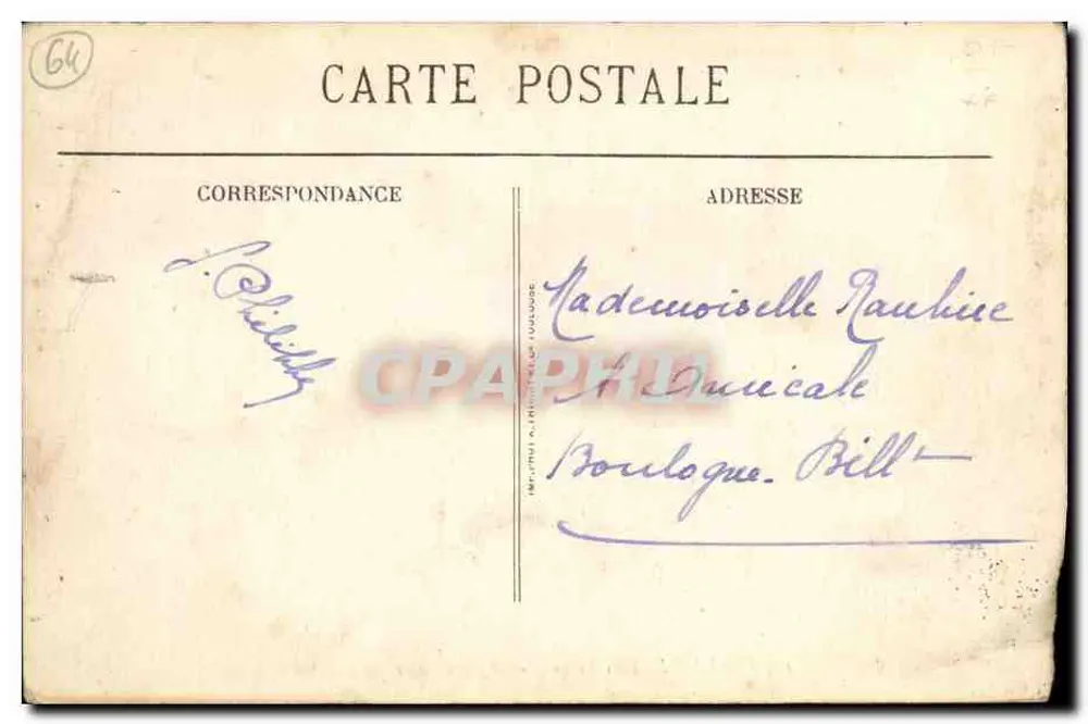 Biarritz (Côte Basque) — Effet de Mer - 11.86m — éditeur IMPRIMÉ SUR LA CARTE - Rewers