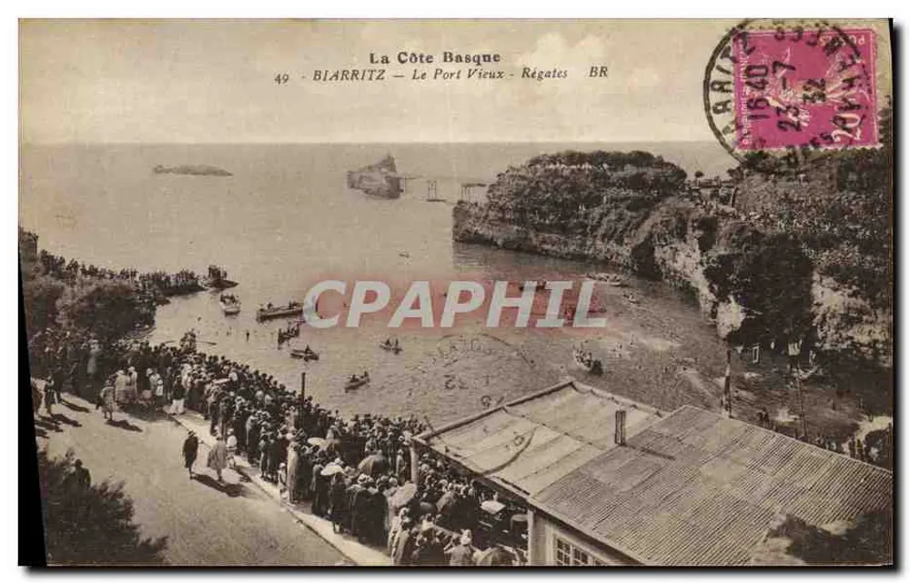 Biarritz - O Velho Porto - Regatas — Bloc frères, Bordeaux, n°49 - Frente