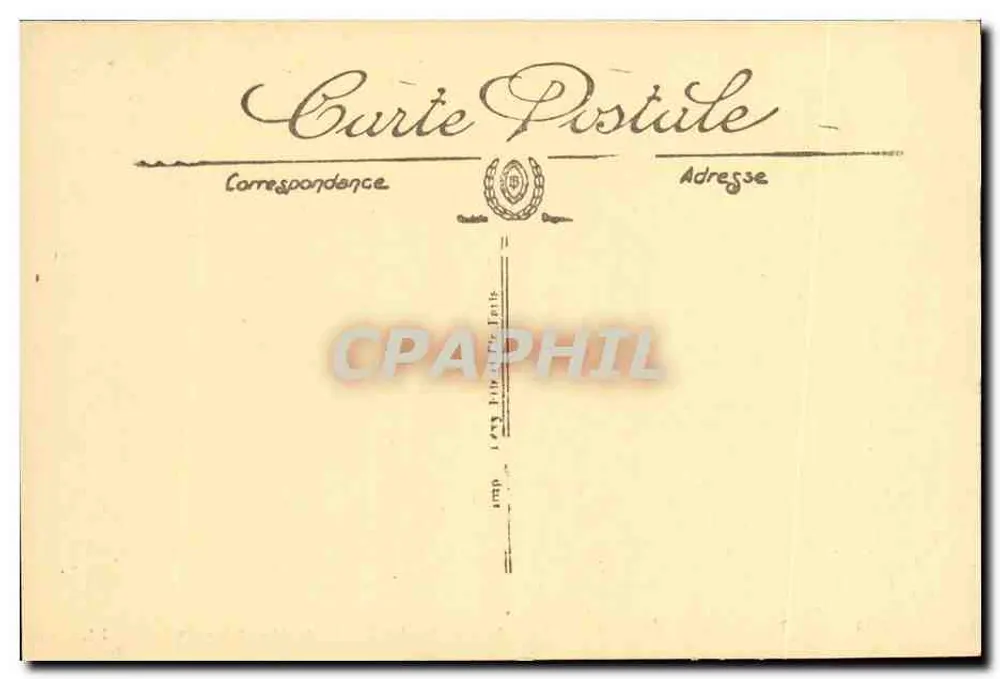 Biarritz — Visão sob o Rocher du Basta com maré baixa — LL, n° 374 - Verso
