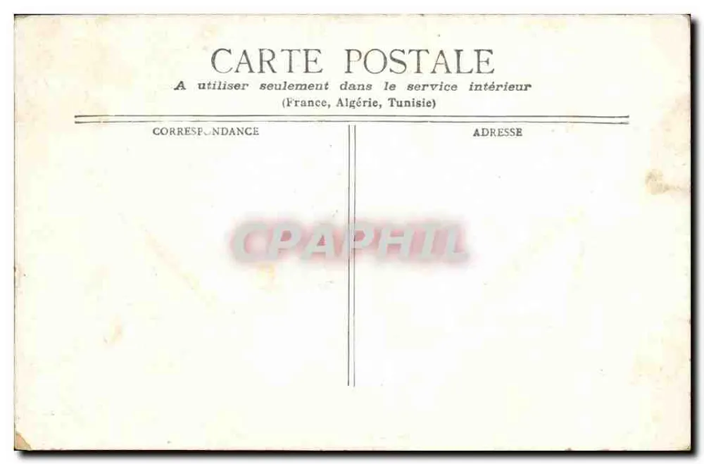 Biarritz - Rocher de la Vierge — editor Ondek, Paris - Verso