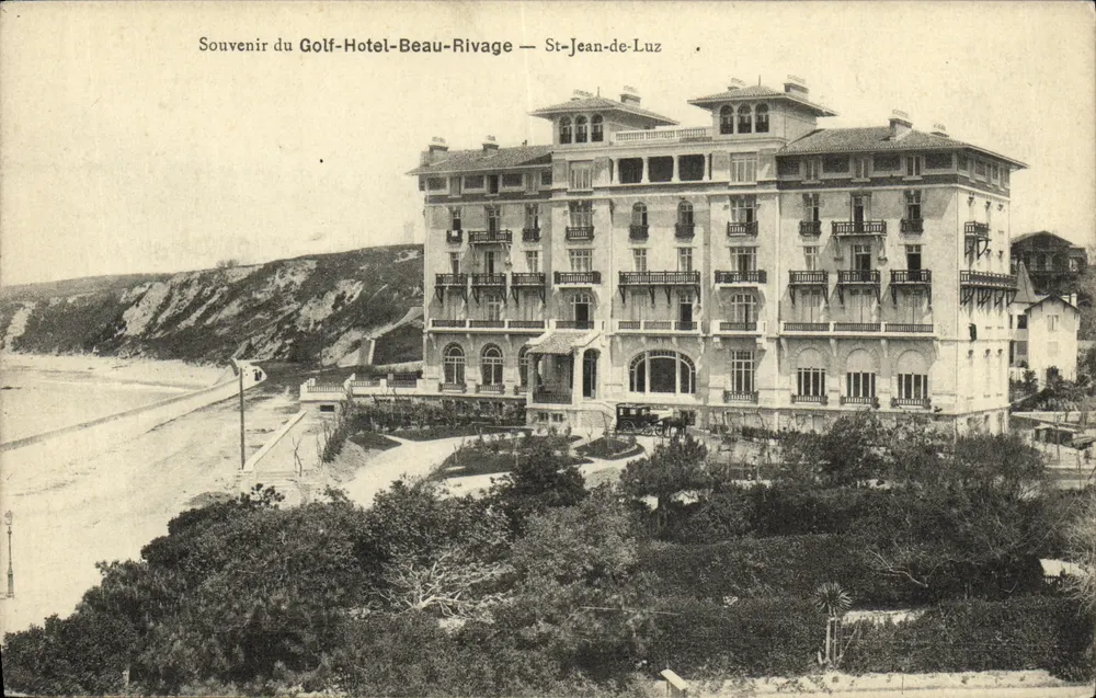 Golf-Hotel-Beau-Rivage — St-Jean-de-Luz — Léon Fourneau, Pr° - Vorderseite