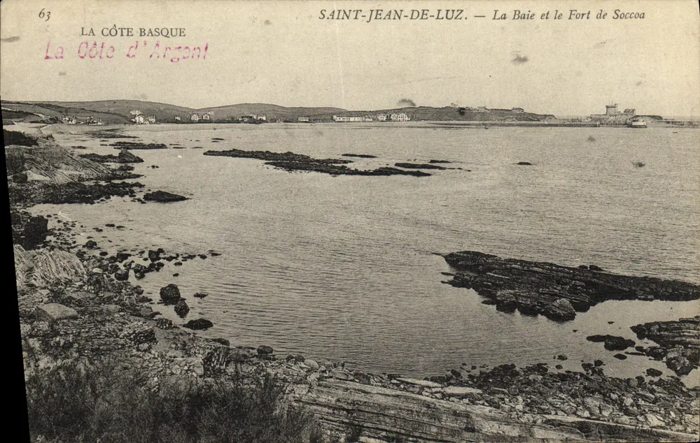 Saint-Jean-de-Luz — Die Bucht und das Fort Soccoa — Die Silberküste - Vorderseite