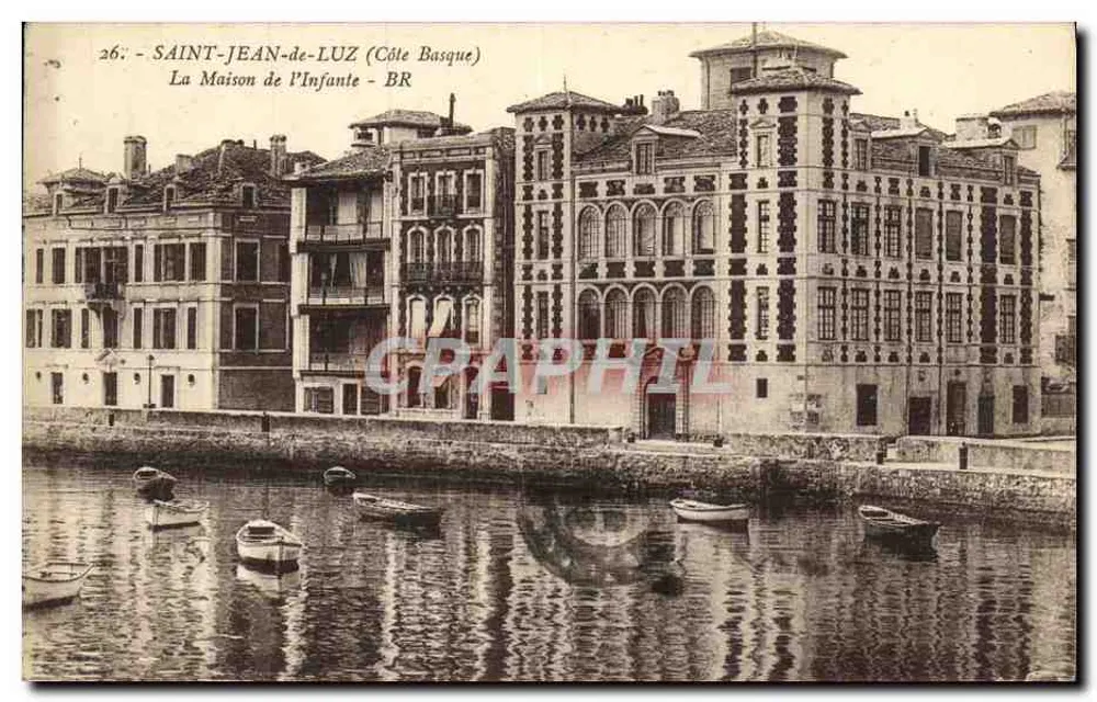 Saint-Jean-de-Luz (Côte Basque) — Das Haus der Infanta — BR - Vorderseite
